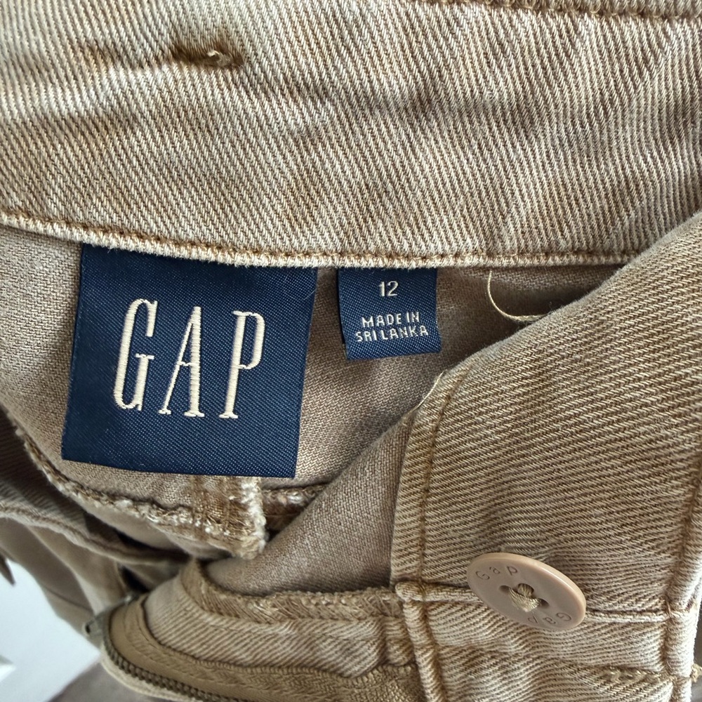 Gap Loose Khaki Cargo Pants in Mojave Women’s Size 12 - Picture 7 of 8